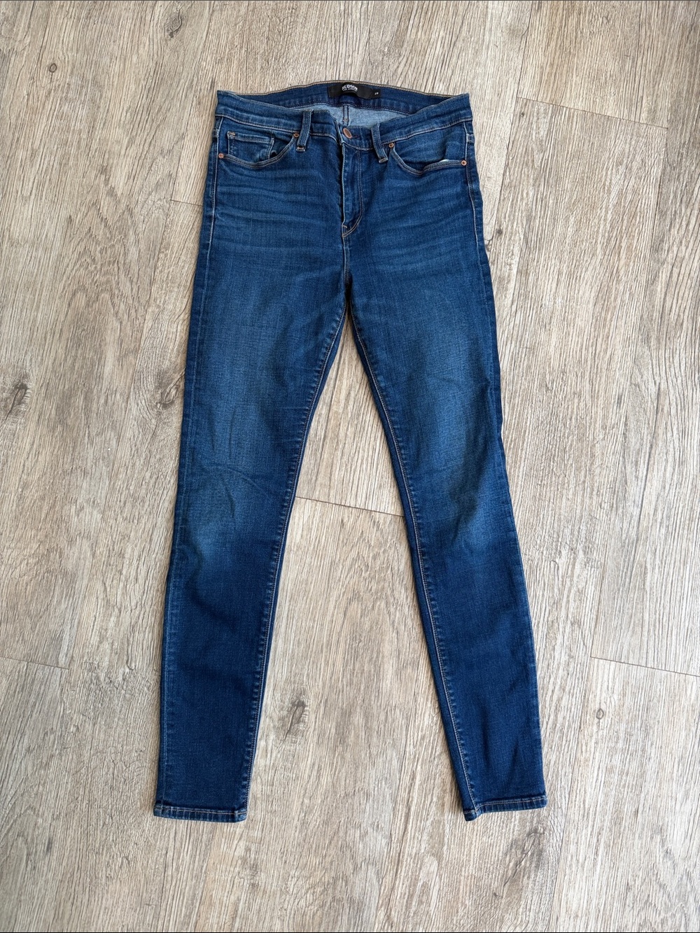 Hudson Jeans Women's Skinny Jeans in Dark Blue Wash